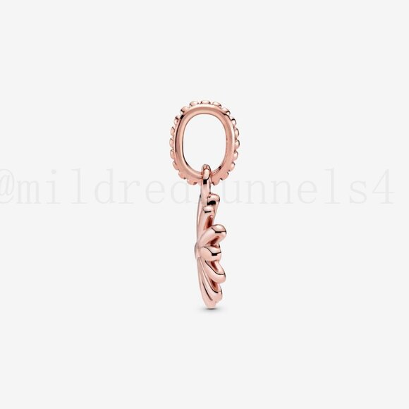 Pandora Pink Daisy Flower Dangle Charm - Picture 2 of 4